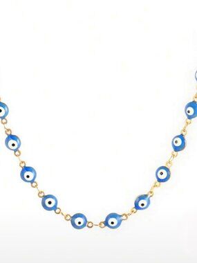 Blue Evil Eye Necklace 2230